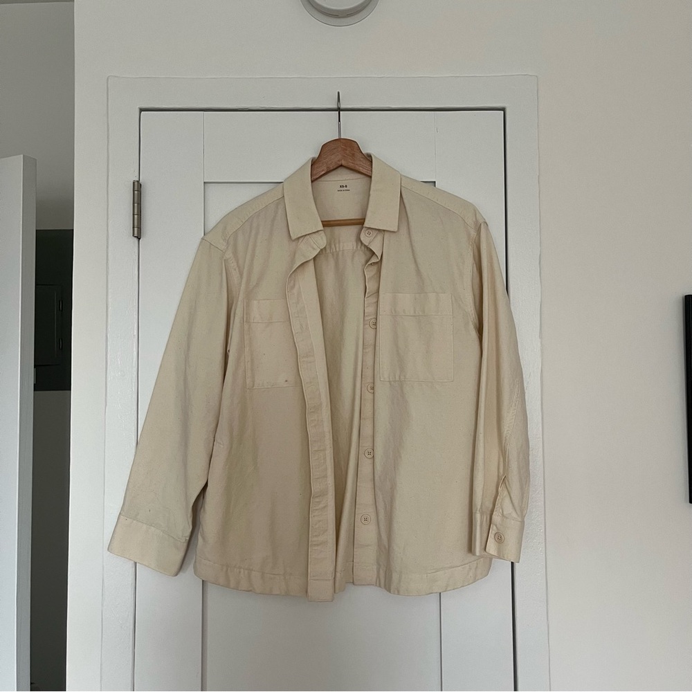 Muji cotton shirt-jacket